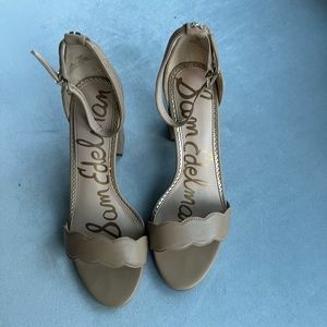Sam Edelman 3” nude heels